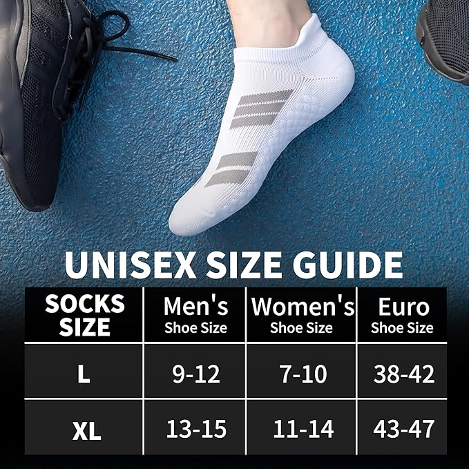 MQAMEX Elite Ultra Light Running Socks-Tab