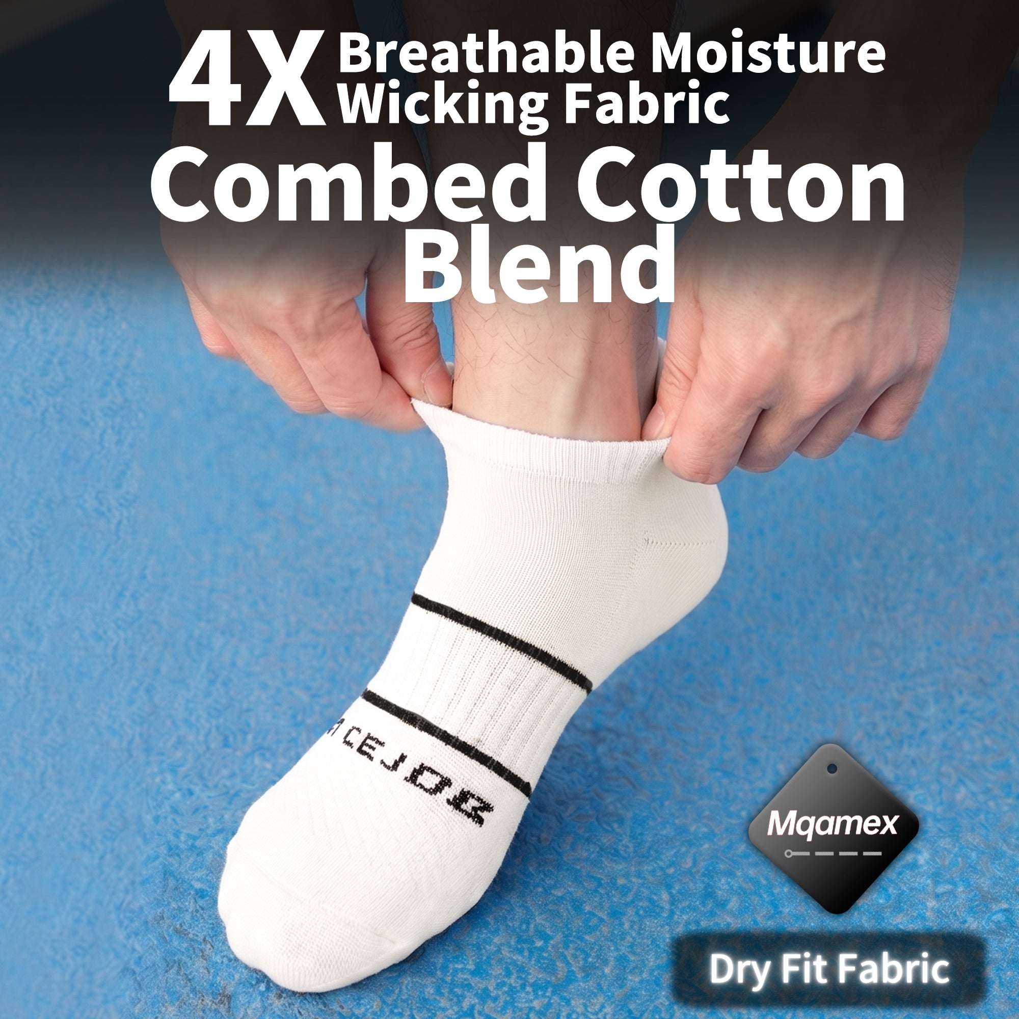 MQAMEX Elite Ultra Light Running Socks-Calcetines tobilleros