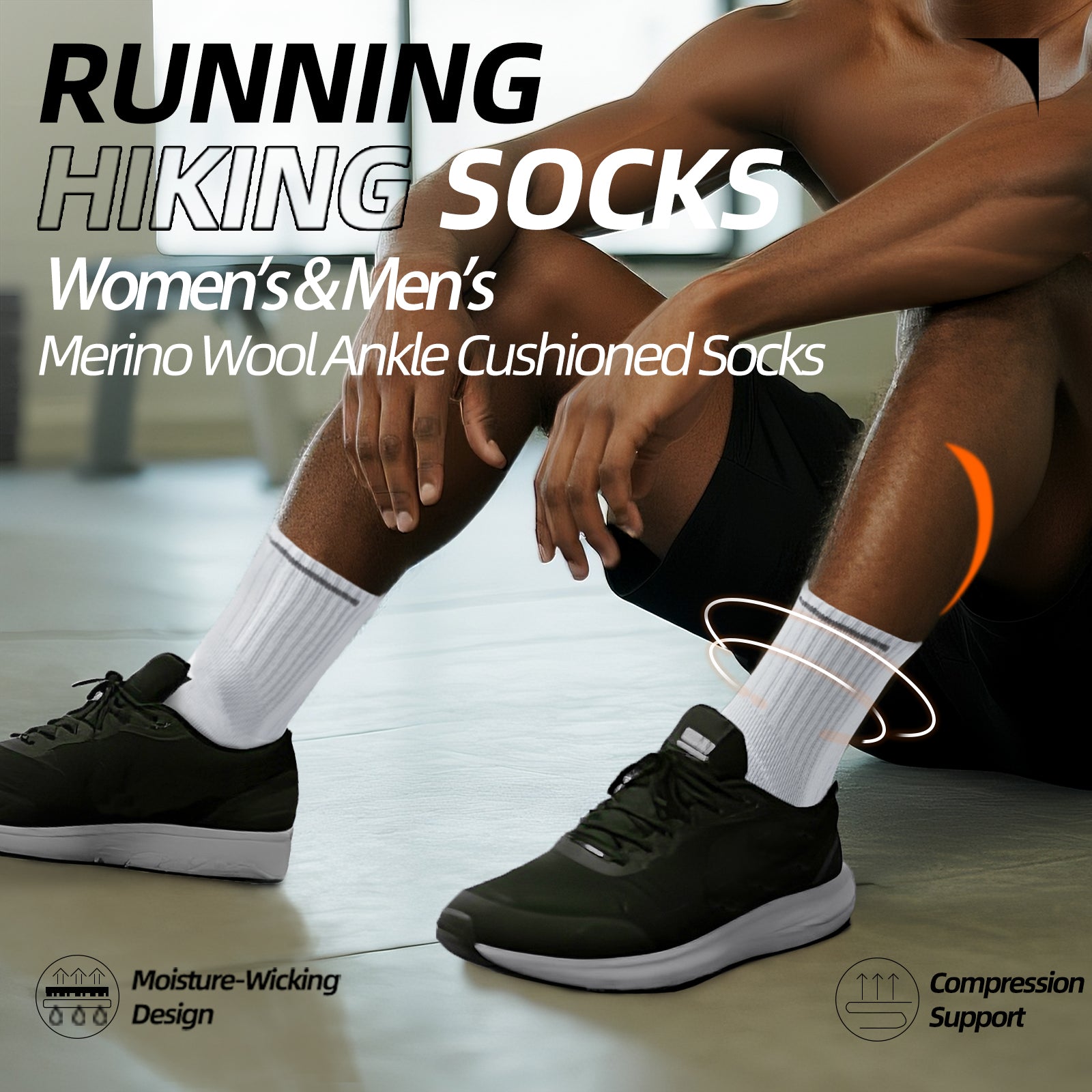 Calcetines de running ultraligeros MQAMEX Elite - Calcetines de media caña