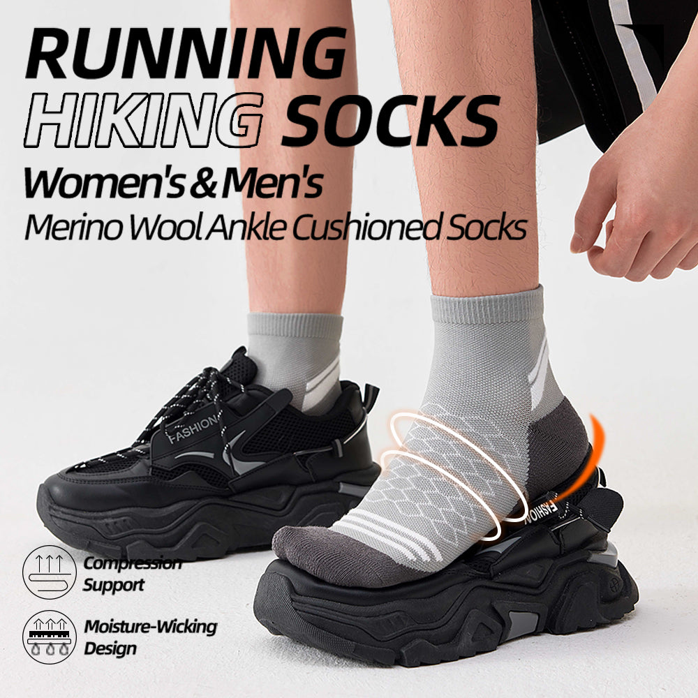 MQAMEX Elite Ultra Light Running Socks-Half Calf Socks