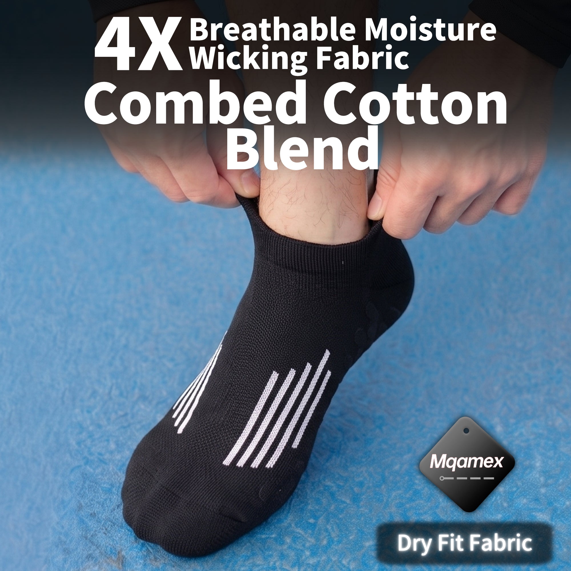 MQAMEX Elite Ultra Light Running Socks - Calcetines tobilleros