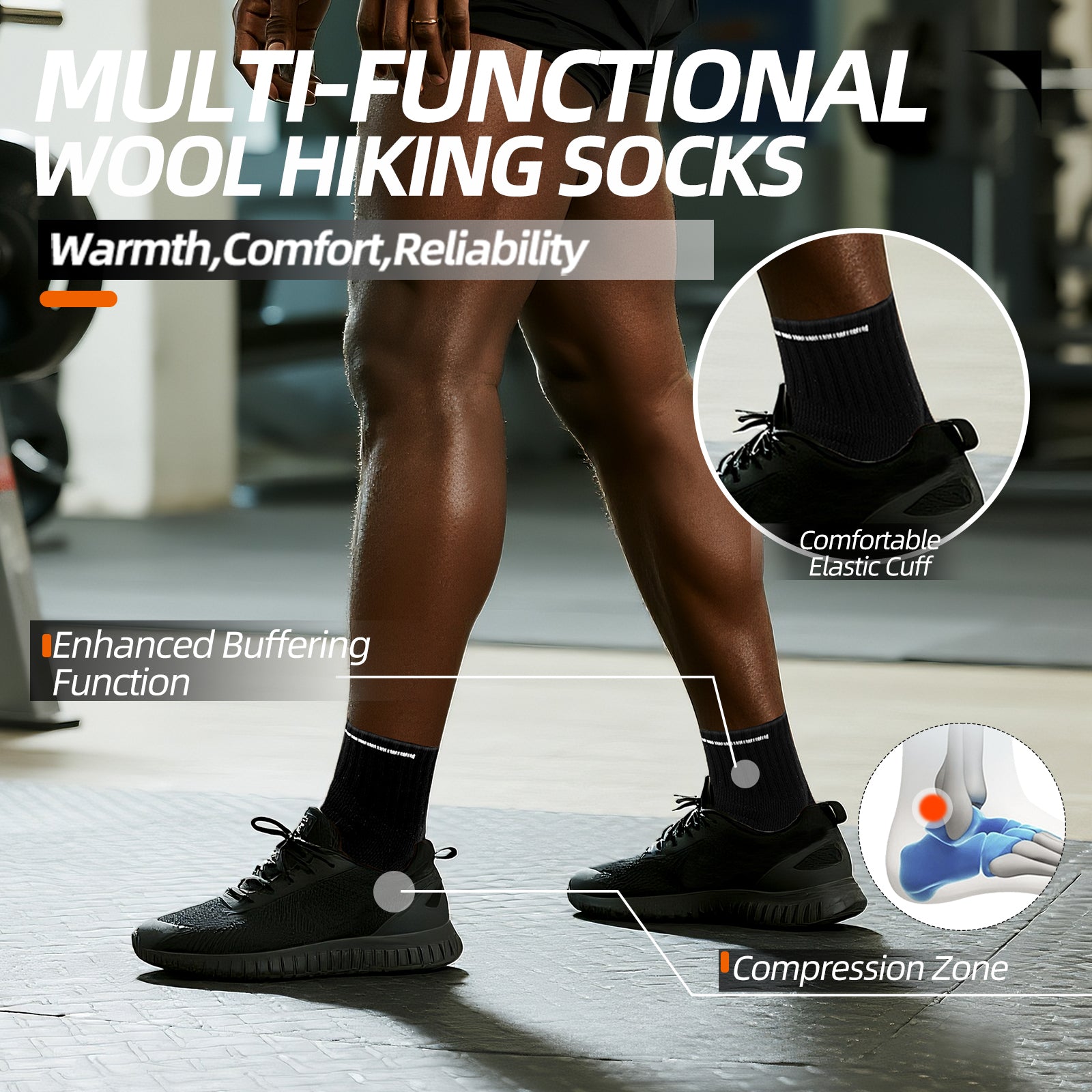 Calcetines de running ultraligeros MQAMEX Elite - Calcetines de media caña