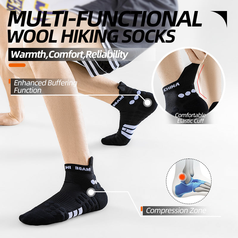 MQAMEX Elite Calcetines de Running Ultraligeros - Calcetines de Media Caña