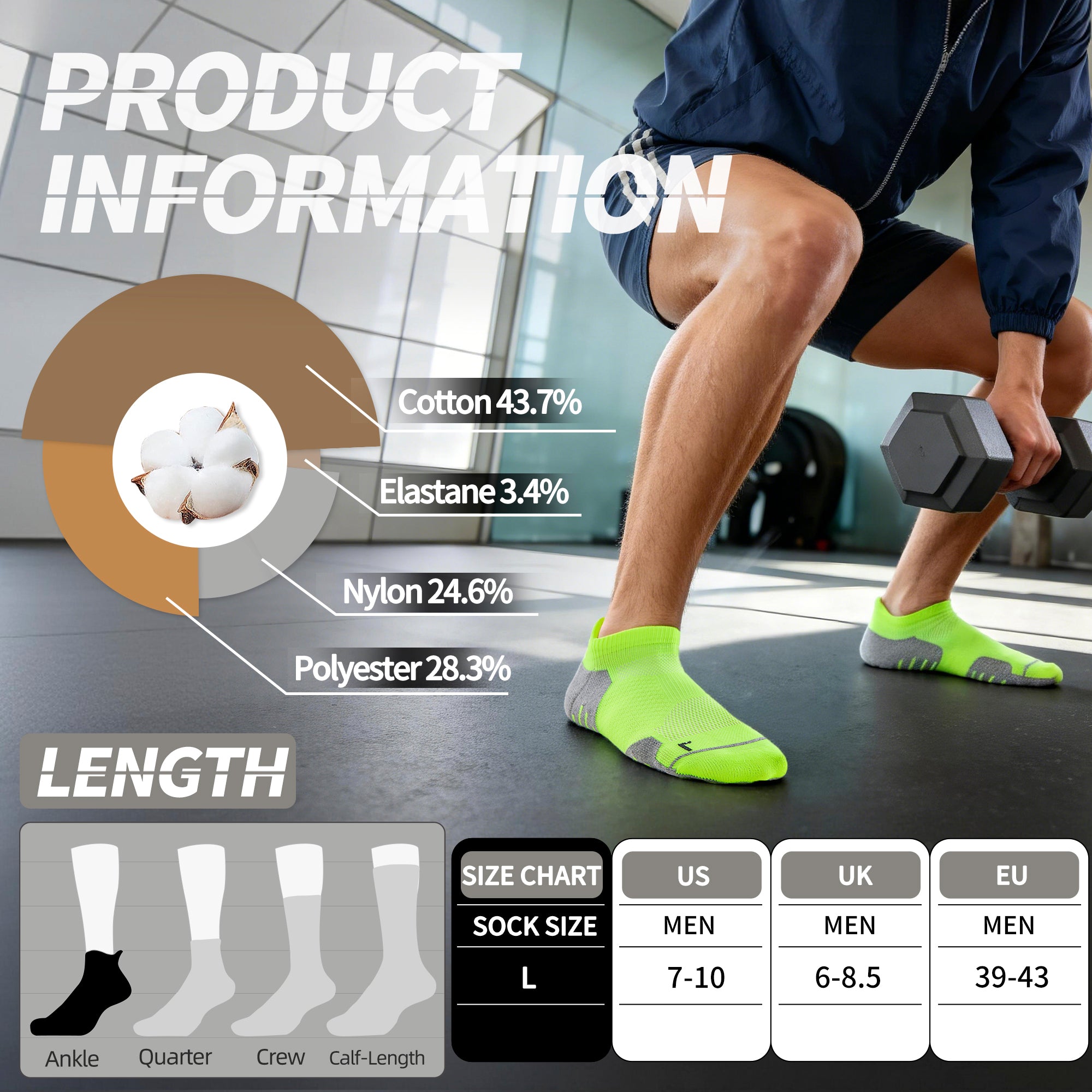 Calcetines de running ultraligeros MQAMEX Elite - Calcetines tobilleros