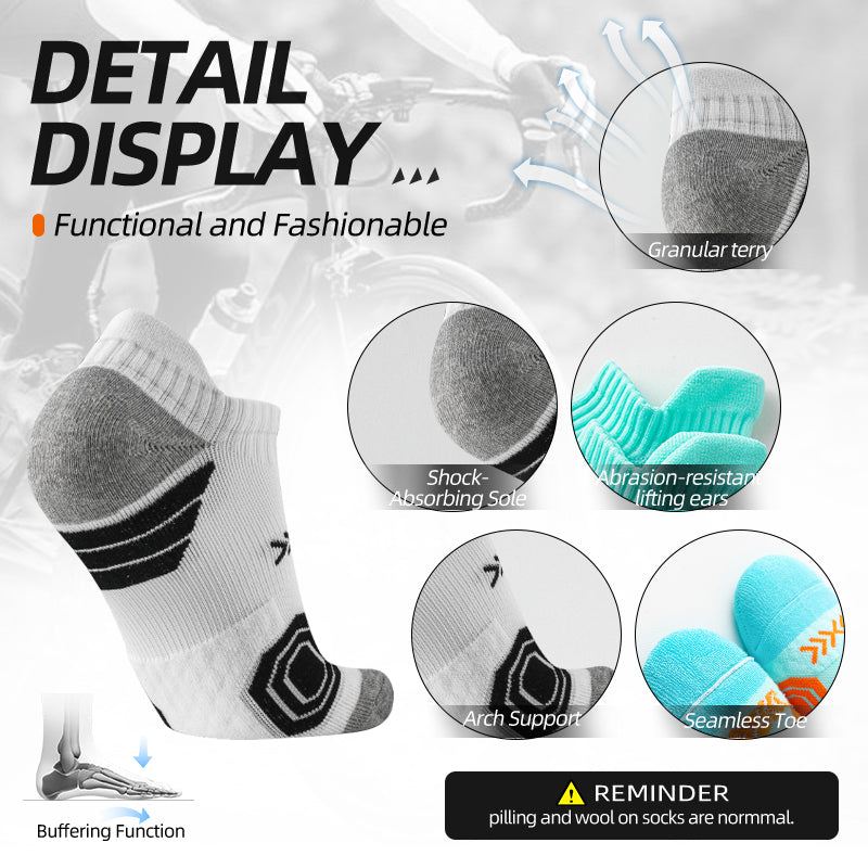 MQAMEX Calcetines de running Elite ultraligeros - Calcetines tobilleros