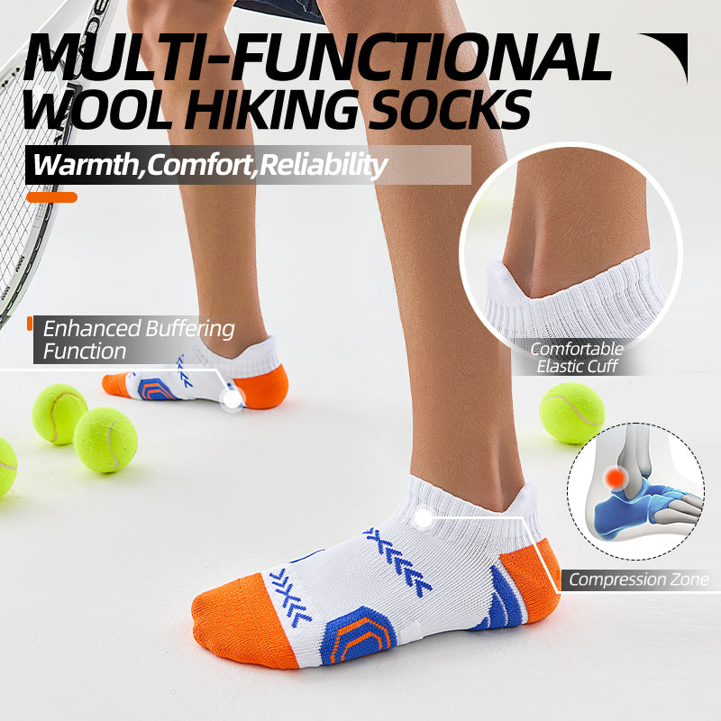 MQAMEX Calcetines de running Elite ultraligeros - Calcetines tobilleros