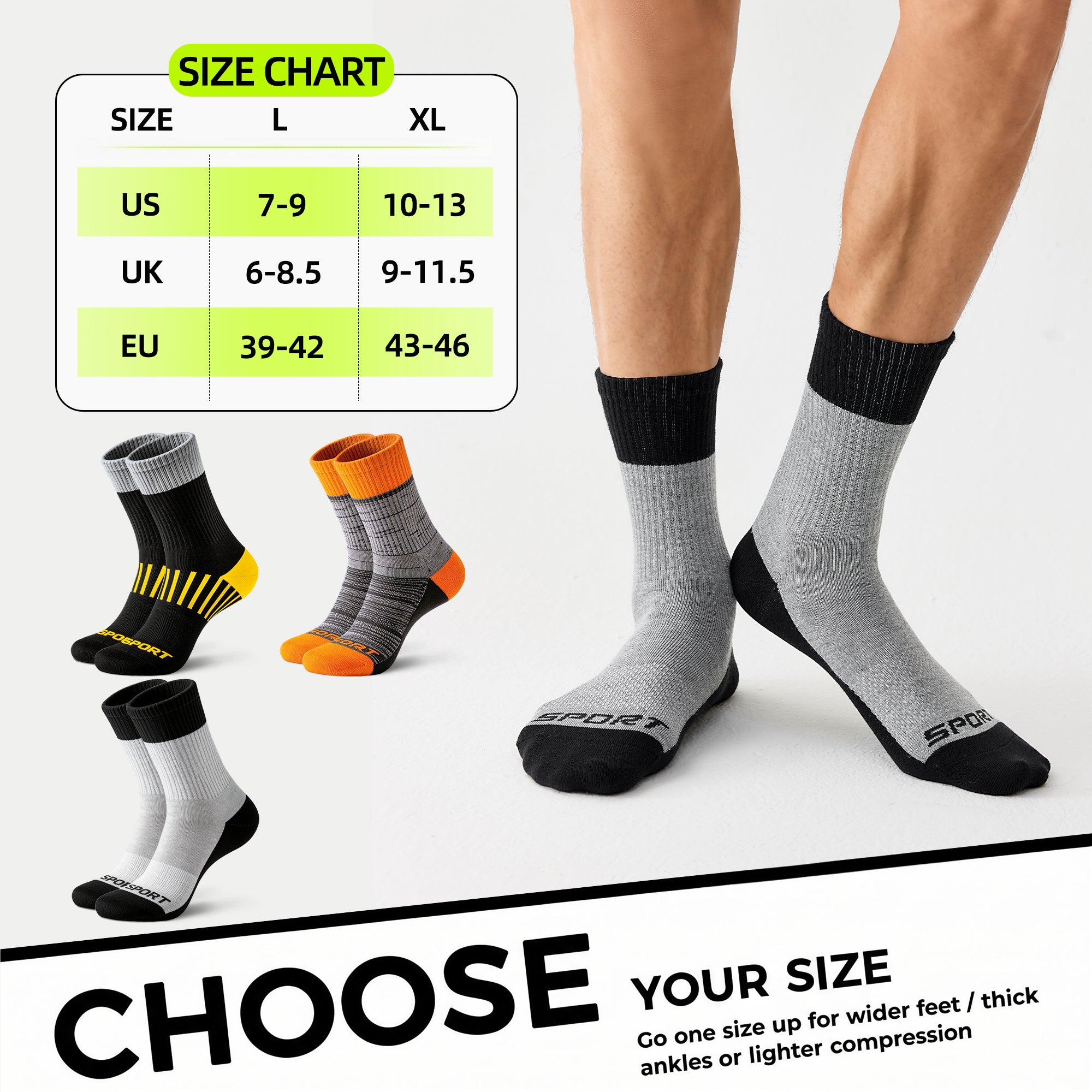 MQAMEX Elite Ultra Light Calcetines de Tenis + Pickleball-Calcetines Mini Crew